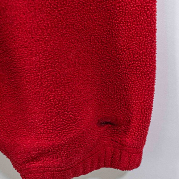 Tommy Hilfiger Flag Spell Out 1/4 Zip Fleece Pullover Medium Y2K Streetwear - Picture 11 of 13